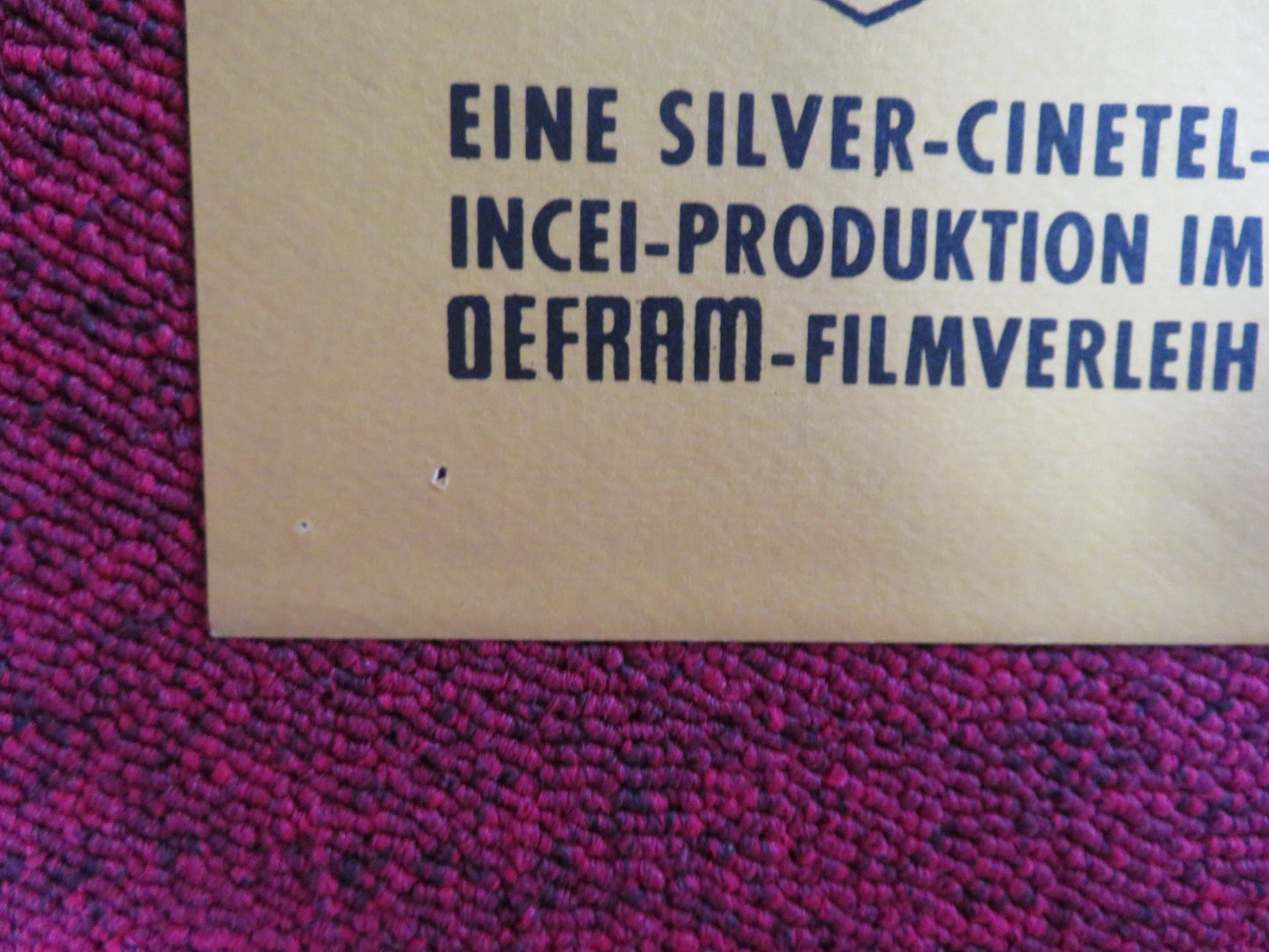 RENDEZVOUS GERMAN A1 POSTER FOLDED ANNIE GIRADOT PHILIPPE NOIRET 1962 Rendezvous Cinema Movie posters