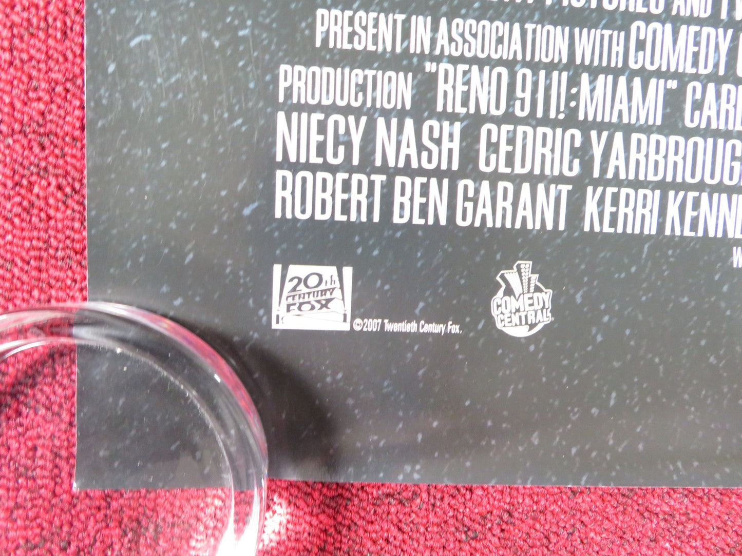 RENO 911! MIAMI - B US ONE SHEET ROLLED POSTER LENNIE LOFTIN DANNY DEVITO 2007 Rendezvous Cinema Movie posters