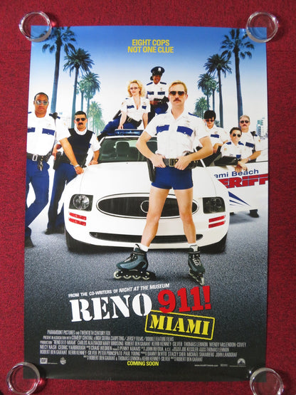 RENO 911! MIAMI - B US ONE SHEET ROLLED POSTER LENNIE LOFTIN DANNY DEVITO 2007 Rendezvous Cinema Movie posters