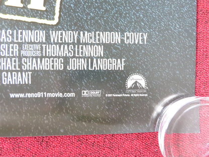 RENO 911! MIAMI - B US ONE SHEET ROLLED POSTER LENNIE LOFTIN DANNY DEVITO 2007 Rendezvous Cinema Movie posters