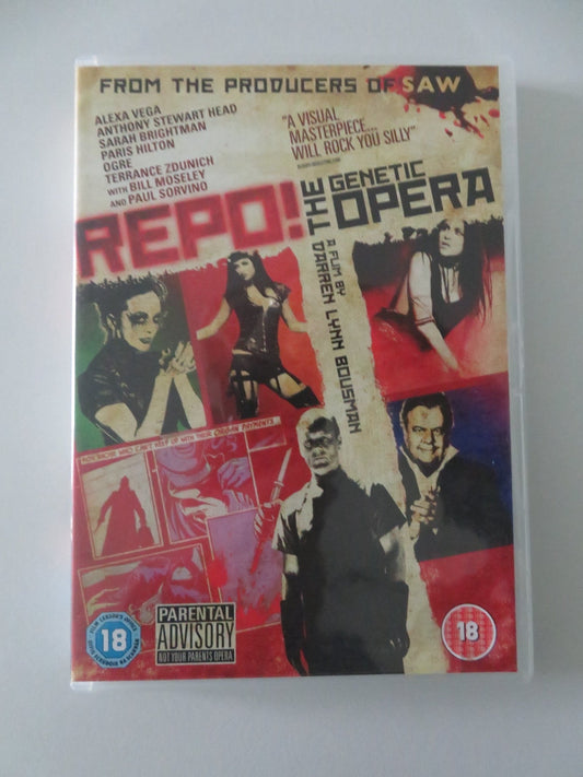 REPO! THE GENETIC OPERA (DVD) ALEX PENAVEGA ANTHONY HEAD 2008 REGION 2 Movie posters