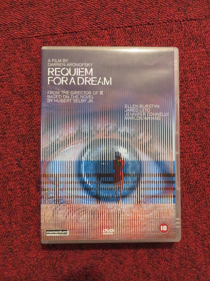 REQUIEM FOR A DREAM (DVD) JARED LETO JENNIFER CONNELLY 2000 REGION 2 Rendezvous Cinema Movie posters