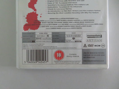 RESERVOIR DOGS - SPECIAL EDITION (DVD) HARVEY KEITEL TIM ROTH 1992 REGION 2 Movie posters