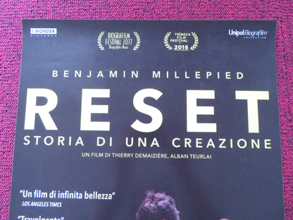 RESET ITALIAN LOCANDINA POSTER BENJAMIN MILLEPIED THIERRY DEMAIZIERE 2015 Rendezvous Cinema Movie posters