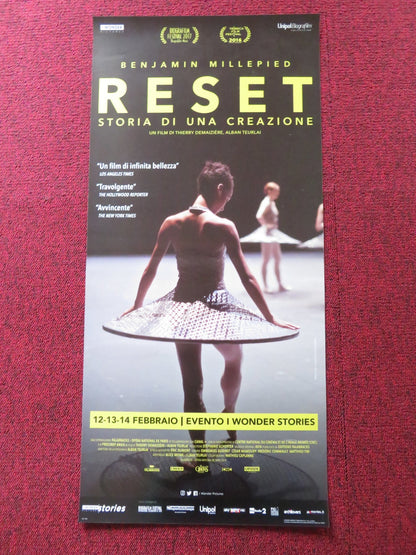 RESET ITALIAN LOCANDINA POSTER BENJAMIN MILLEPIED THIERRY DEMAIZIERE 2015 Rendezvous Cinema Movie posters