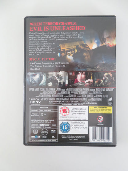 Resident Evil: Damnation (DVD) Matthew Mercer 2012 Region 2 Movie posters