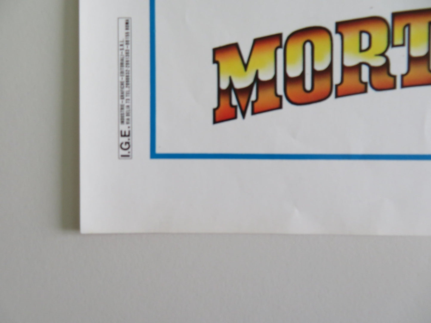 RETURN OF THE LIVING DEAD 2 - B ITALIAN FOTOBUSTA POSTER JAMES KAREN 1988 Rendezvous Cinema Movie posters