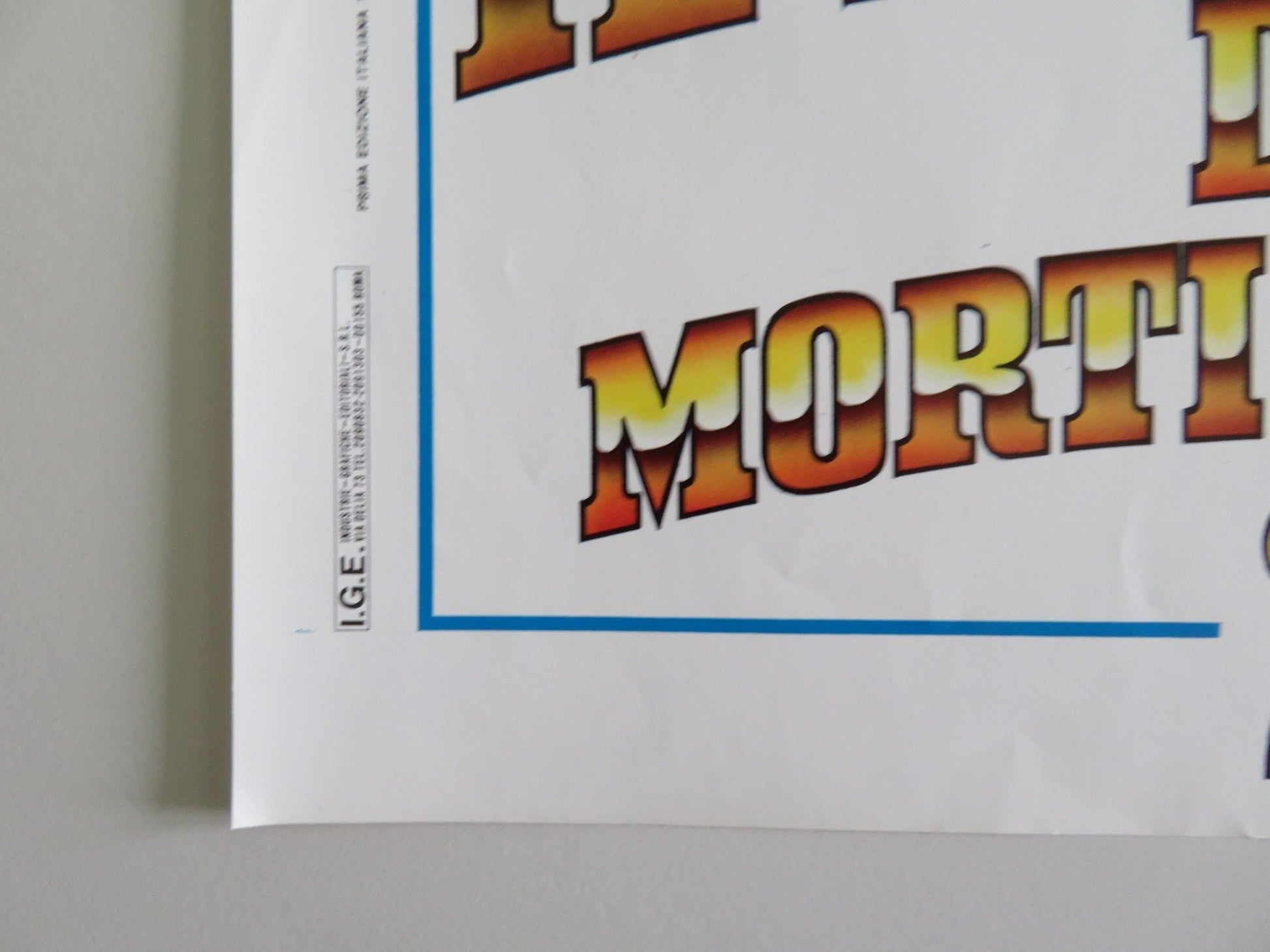 RETURN OF THE LIVING DEAD 2 - C ITALIAN FOTOBUSTA POSTER JAMES KAREN 1988 Rendezvous Cinema Movie posters