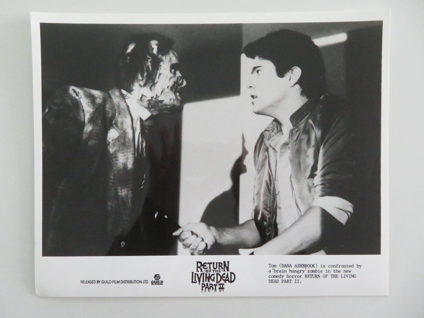 RETURN OF THE LIVING DEAD PART II MOVIE STILL PHOTO LOT OF 5 DANA ASHBROOK 1988 Movie posters