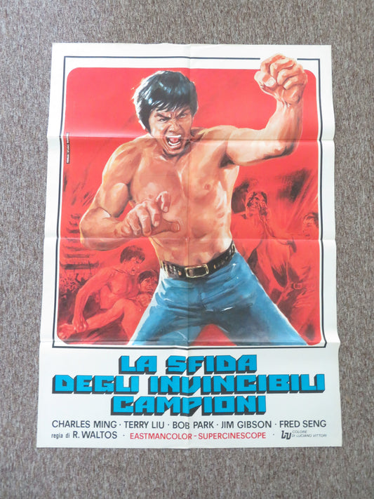 Return of the One-Armed Swordsman Italian 2 Foglio Poster Jimmy Wang Yu 1979 Movie posters
