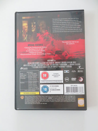 Return to House on Haunted Hill (DVD) Amanda Righetti C. Vincent 2007 Region 2 Movie posters