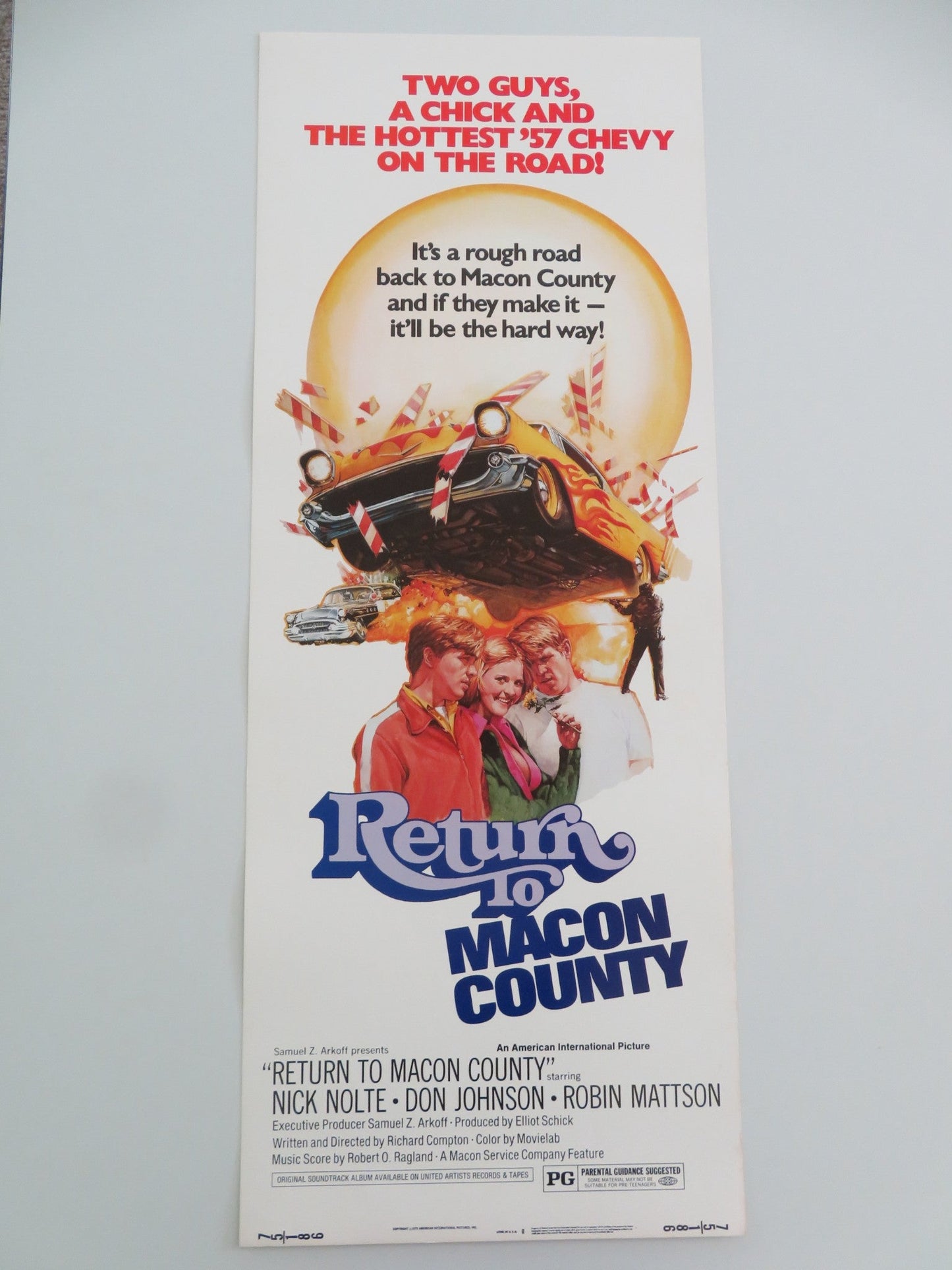 RETURN TO MACON COUNTY US INSERT POSTER NICK NOLTE DON JOHNSON 1975 Movie posters