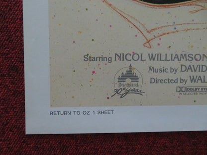 RETURN TO OZ FOLDED US ONE SHEET POSTER DISNEY FAIRUZA BALK NICOL WILKINSON 1985 Movie posters