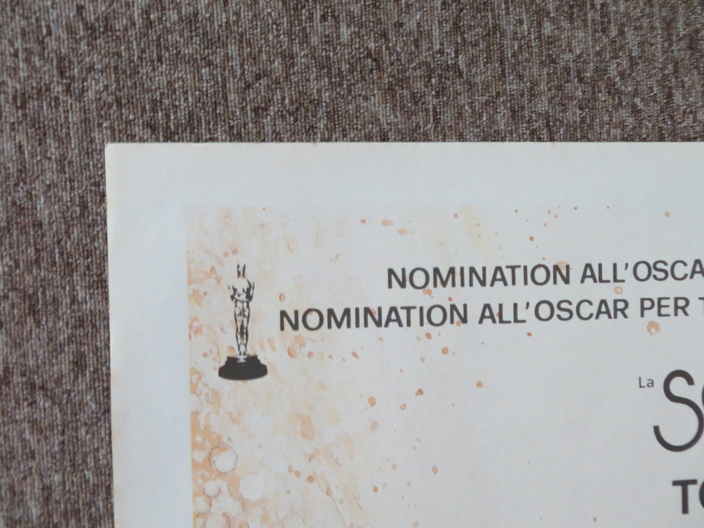 REUBEN, REUBEN ITALIAN 2 FOGLIO POSTER TOM CONTI KELLY MCGILLIS 1985 Rendezvous Cinema Movie posters