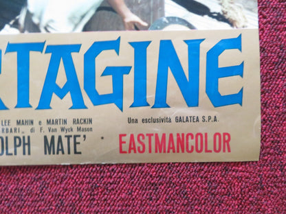 REVAK, LO SCHIAVO DI CARTAGINE - B ITALIAN FOTOBUSTA POSTER JACK PALANCE 1960 Rendezvous Cinema Movie posters