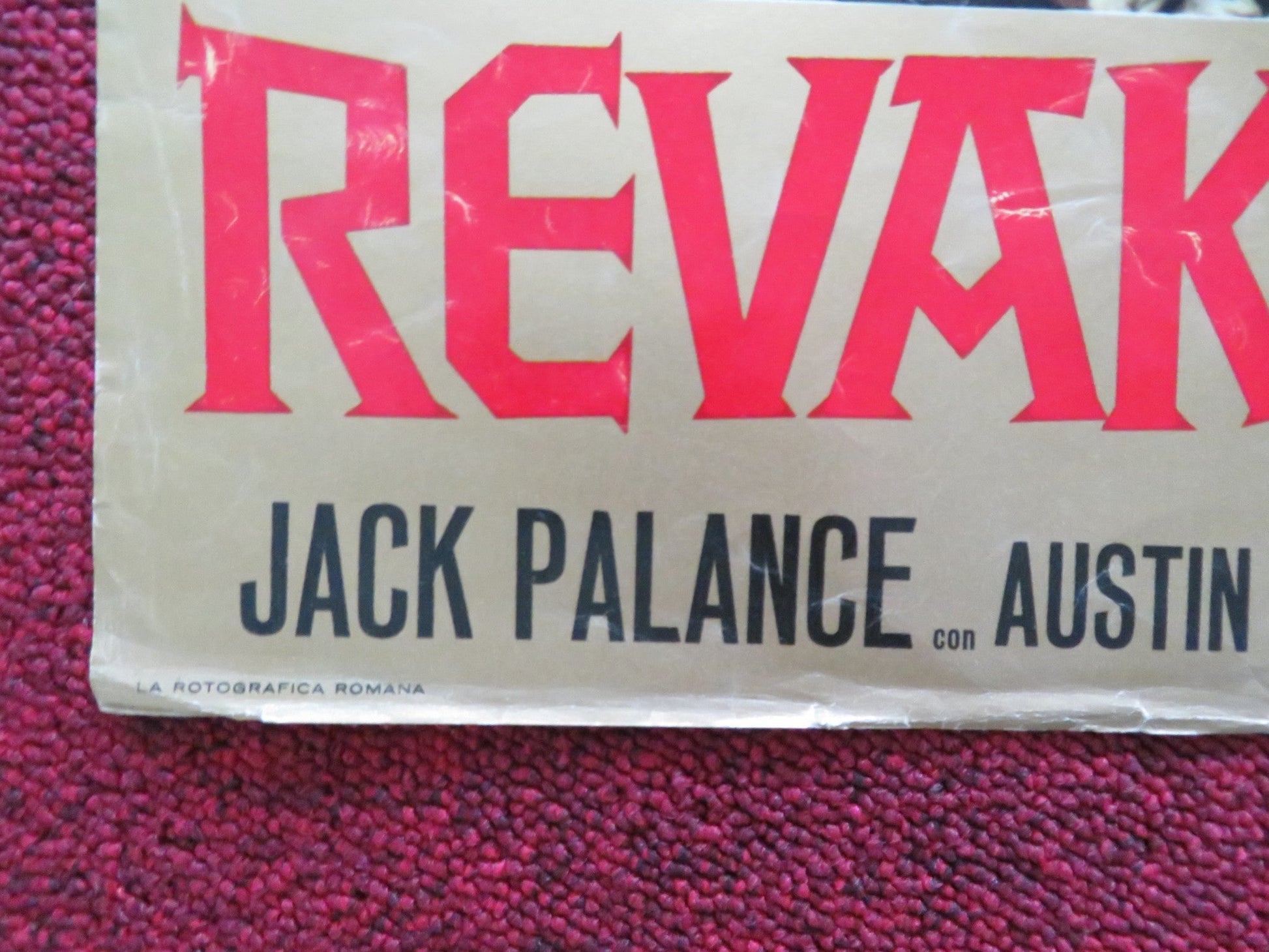 REVAK, LO SCHIAVO DI CARTAGINE - B ITALIAN FOTOBUSTA POSTER JACK PALANCE 1960 Rendezvous Cinema Movie posters