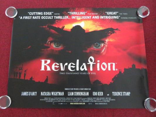 REVELATION UK QUAD ROLLED POSTER TERENCE STAMP JAMES D'ARCY 2001 - Rendezvous Cinema