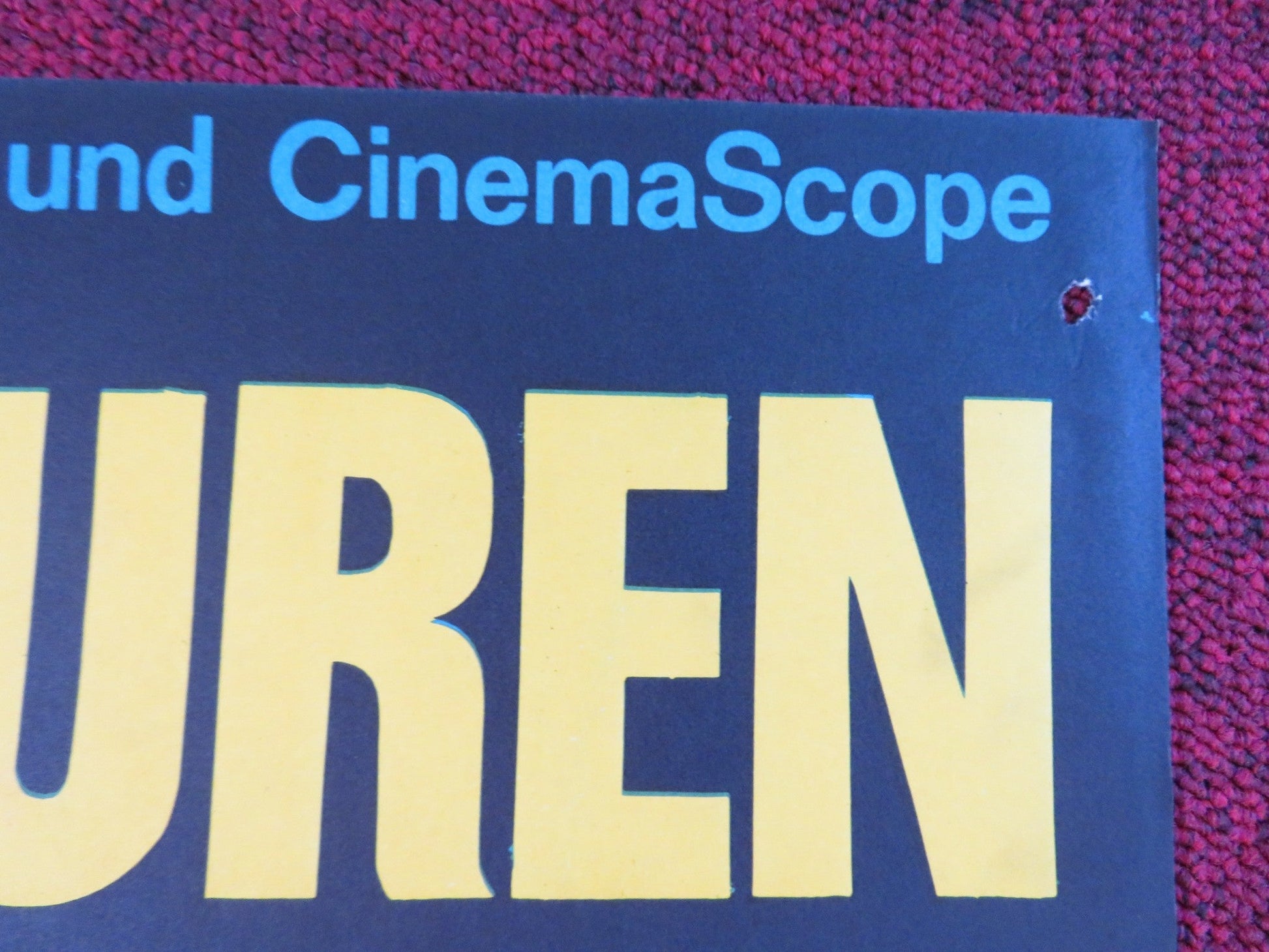 REVENGE OF THE BLACK KNIGHT GERMAN A1 POSTER FOLDED DIANA MARTIN 1966 Rendezvous Cinema Movie posters