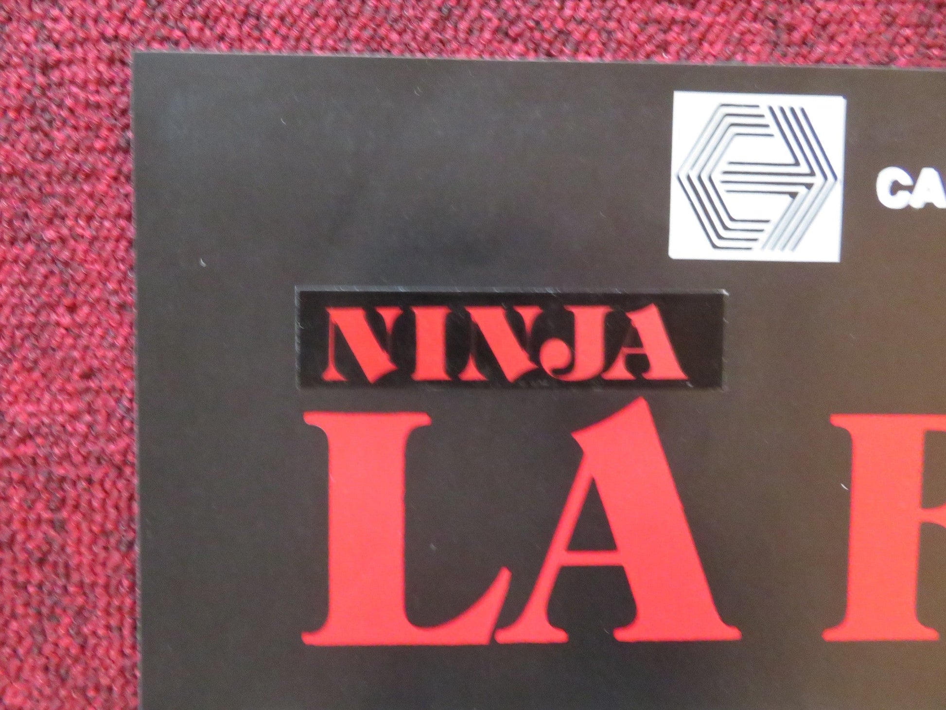 REVENGE OF THE NINJA - A ITALIAN FOTOBUSTA POSTER CANNON SHO KOSUGI 1984 Rendezvous Cinema Movie posters