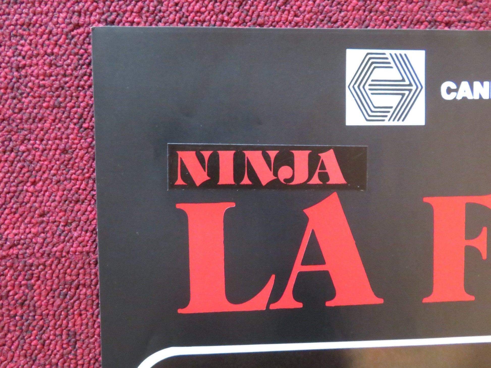 REVENGE OF THE NINJA - B ITALIAN FOTOBUSTA POSTER CANNON SHO KOSUGI 1984 Rendezvous Cinema Movie posters