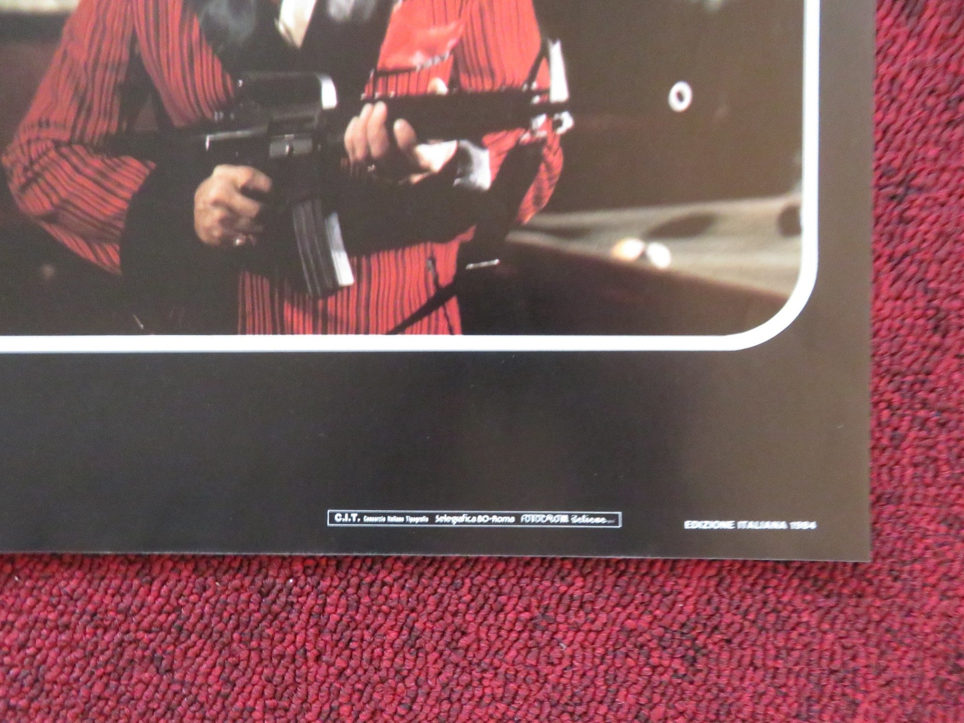 REVENGE OF THE NINJA - B ITALIAN FOTOBUSTA POSTER CANNON SHO KOSUGI 1984 Rendezvous Cinema Movie posters