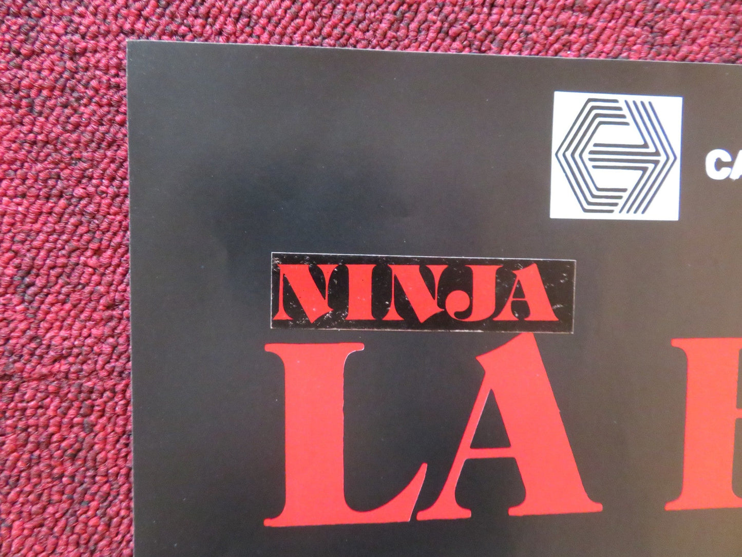 REVENGE OF THE NINJA - C ITALIAN FOTOBUSTA POSTER CANNON SHO KOSUGI 1984 Rendezvous Cinema Movie posters