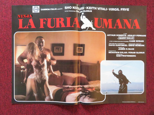 REVENGE OF THE NINJA - D ITALIAN FOTOBUSTA POSTER CANNON SHO KOSUGI 1984 Rendezvous Cinema Movie posters