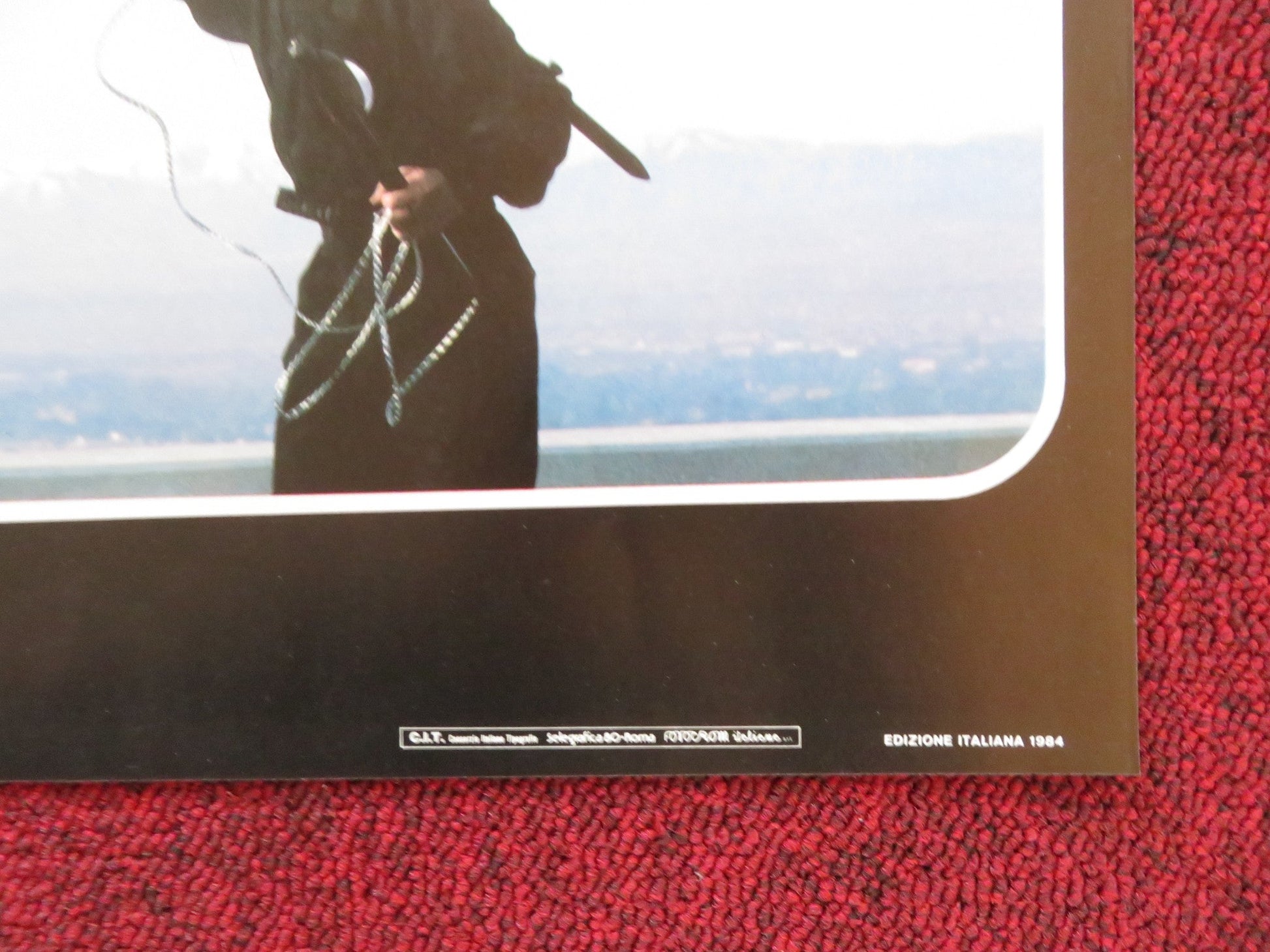 REVENGE OF THE NINJA - D ITALIAN FOTOBUSTA POSTER CANNON SHO KOSUGI 1984 Rendezvous Cinema Movie posters