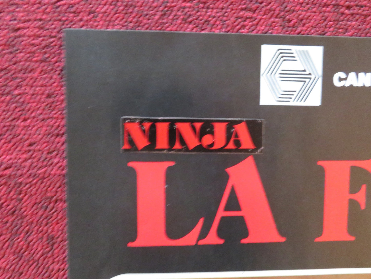 REVENGE OF THE NINJA - D ITALIAN FOTOBUSTA POSTER CANNON SHO KOSUGI 1984 Rendezvous Cinema Movie posters