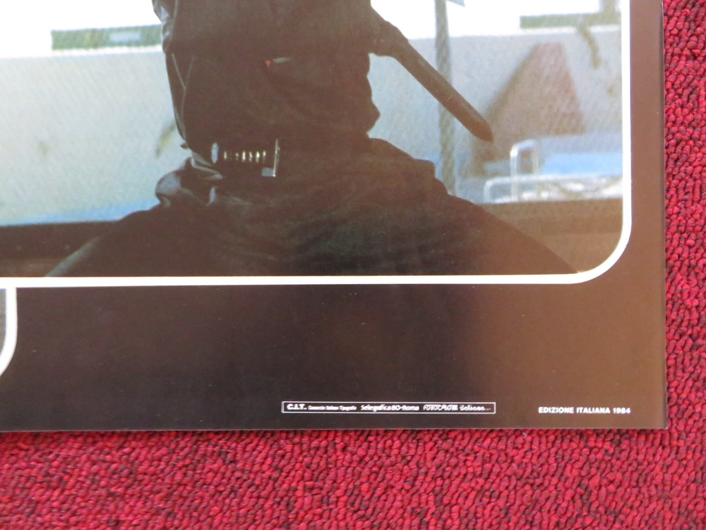 REVENGE OF THE NINJA - F ITALIAN FOTOBUSTA POSTER CANNON SHO KOSUGI 1984 Rendezvous Cinema Movie posters