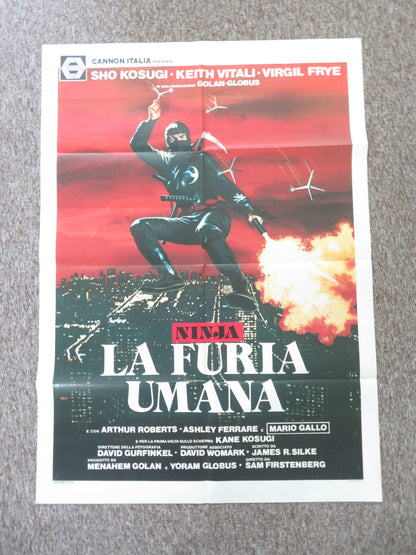 Revenge of the Ninja Italian 2 Foglio Poster Cannon Sho Kosugi Keith Vitali 1984 Movie posters