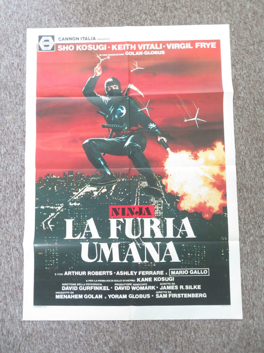 Revenge of the Ninja Italian 2 Foglio Poster Cannon Sho Kosugi Keith Vitali 1984 Movie posters