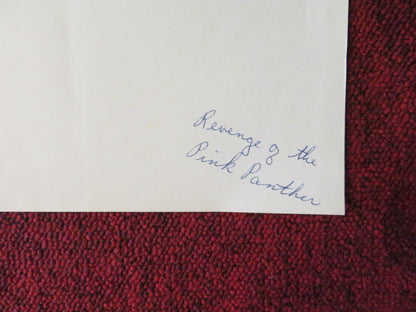 REVENGE OF THE PINK PANTHER FOLDED US ONE SHEET POSTER PETER SELLERS H. LOM 1978 Rendezvous Cinema Movie posters