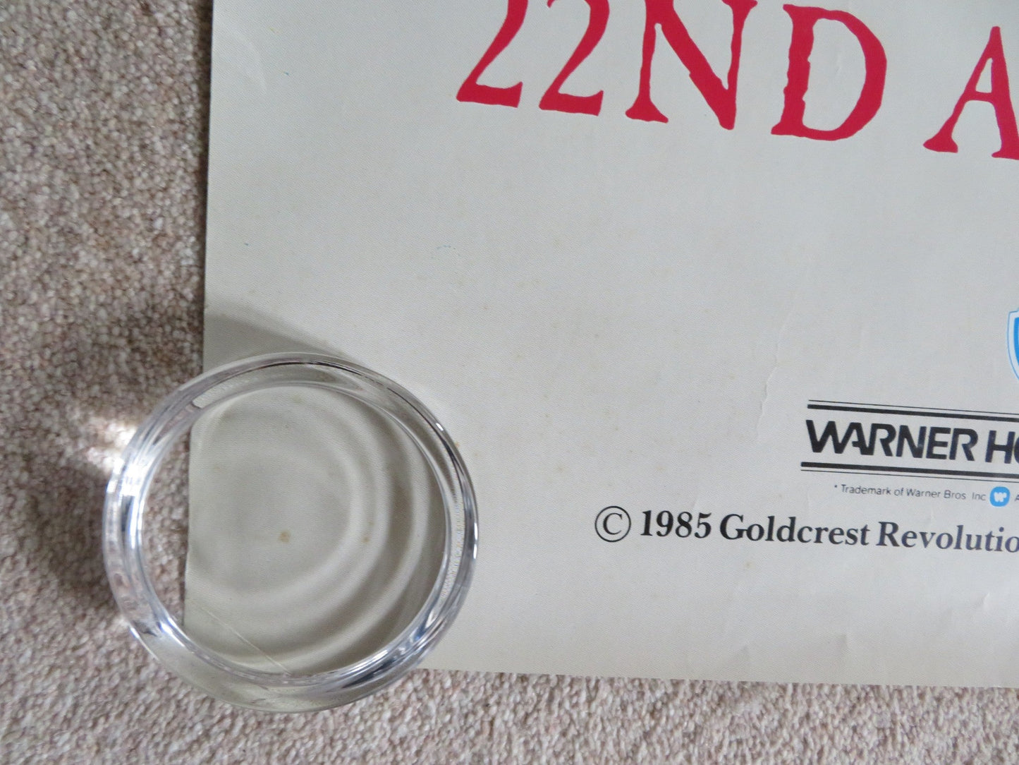 REVOLUTION DOOR PANEL POSTER ROLLED AL PACINO DONALD SUTHERLAND 1985 VHS POSTER Rendezvous Cinema Movie posters