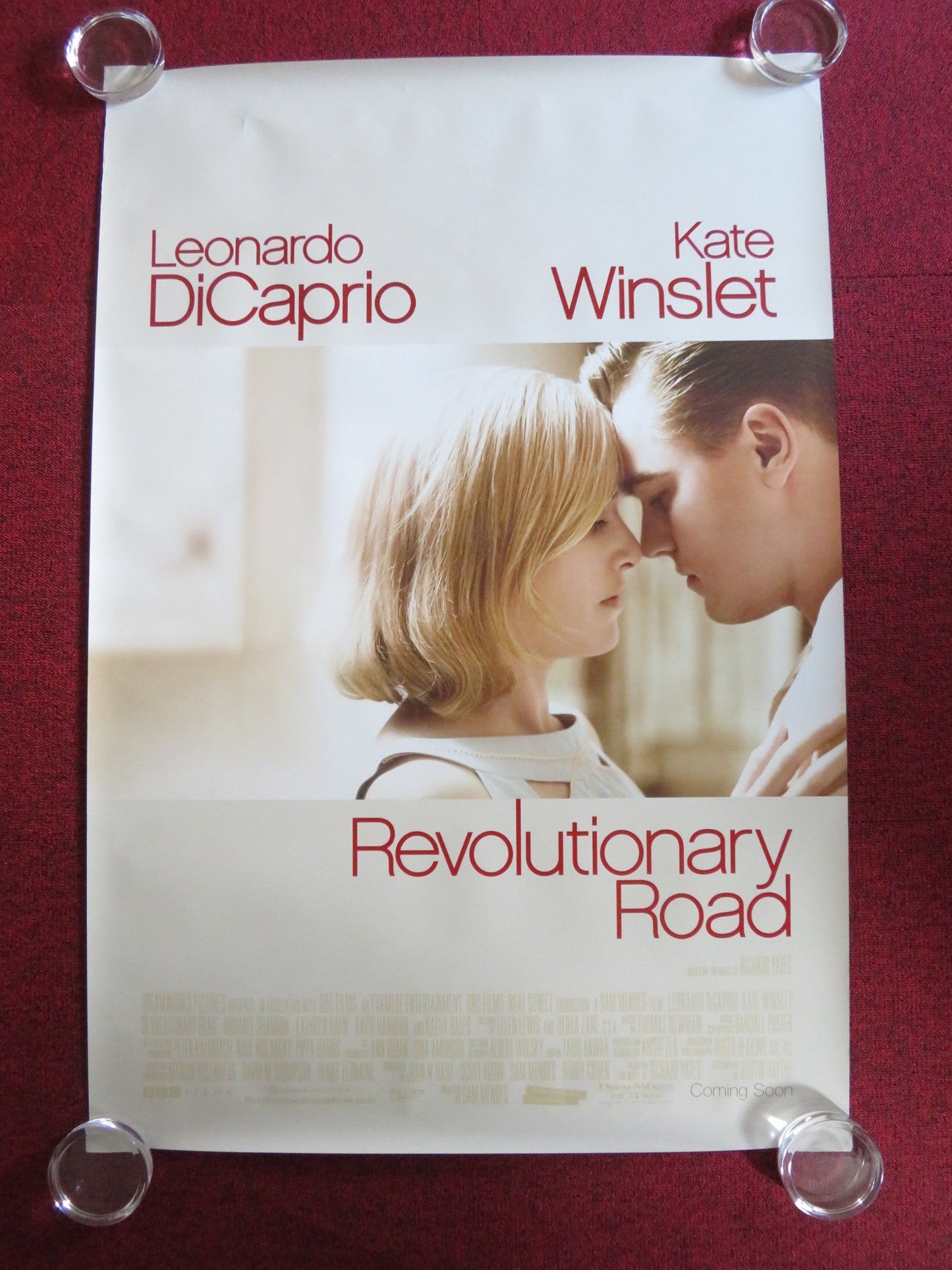 REVOLUTIONARY ROAD - B US ONE SHEET ROLLED POSTER KATE WINSLET DICAPRIO 2008 Rendezvous Cinema Movie posters