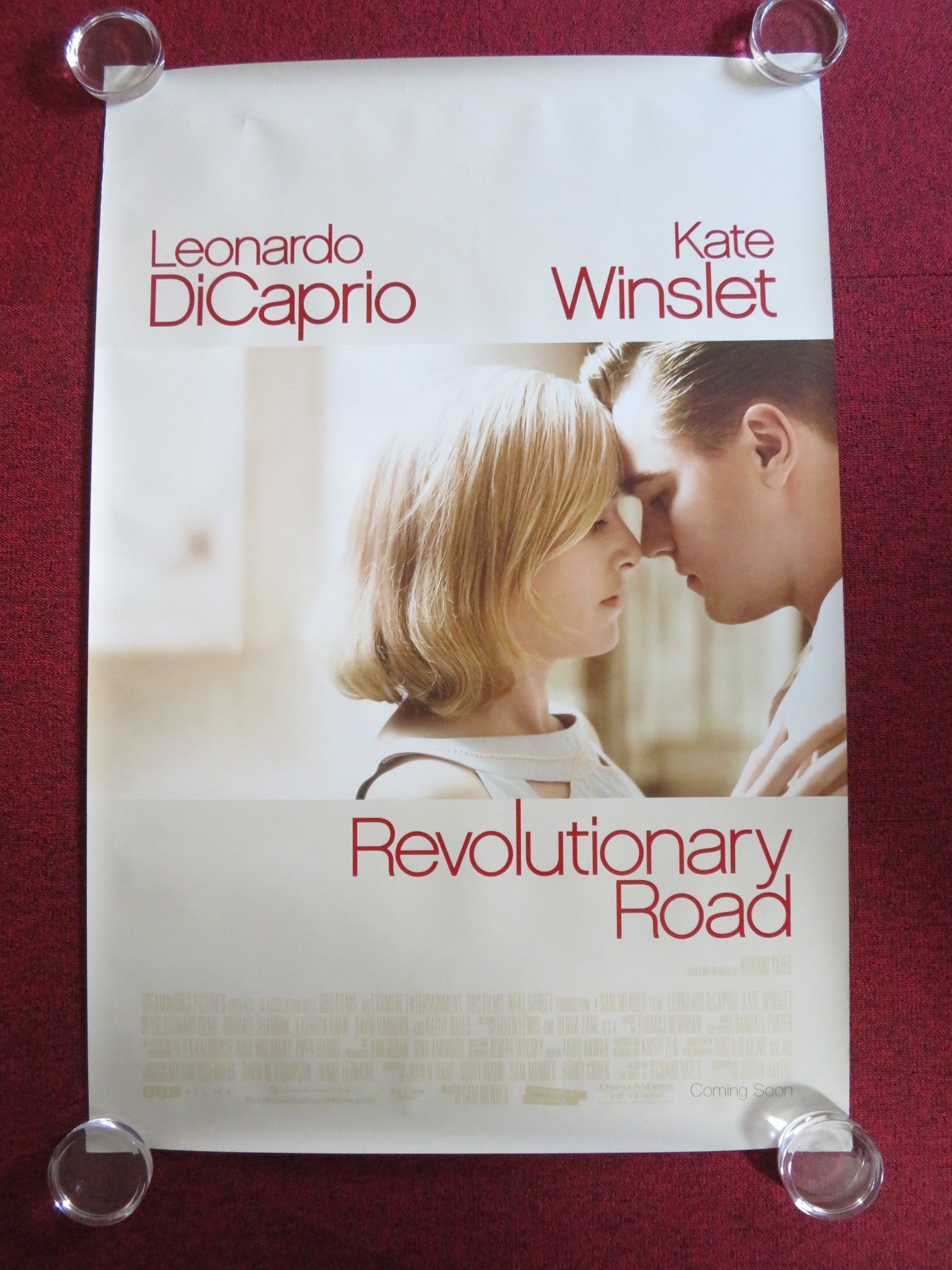REVOLUTIONARY ROAD - B US ONE SHEET ROLLED POSTER KATE WINSLET DICAPRIO 2008 Rendezvous Cinema Movie posters