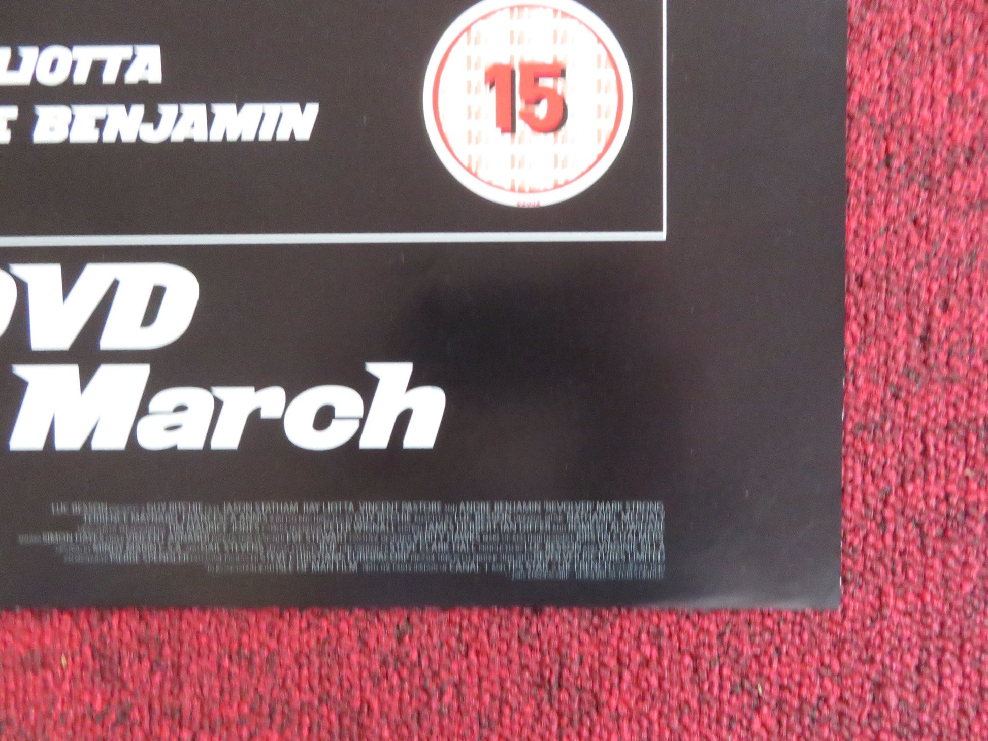 REVOLVER DVD POSTER JASON STATHAM RAY LIOTTA 2005 Rendezvous Cinema Movie posters