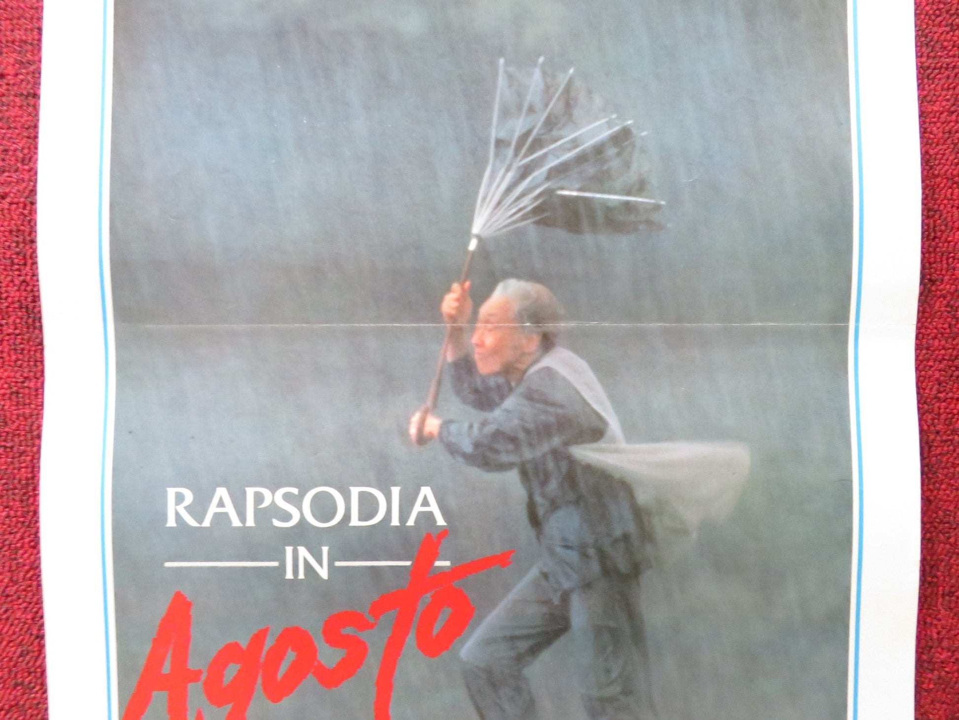 RHAPSODY IN AUGUST ITALIAN LOCANDINA POSTER RICHARD GERE TOMOKO OTAKARA 1991 Rendezvous Cinema Movie posters