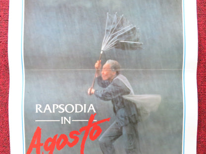 RHAPSODY IN AUGUST ITALIAN LOCANDINA POSTER RICHARD GERE TOMOKO OTAKARA 1991 Rendezvous Cinema Movie posters