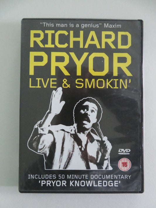 RICHARD PRYOR LIVE & SMOKIN' (DVD) RICHARD PRYOR 1971 REGION 2 Movie posters