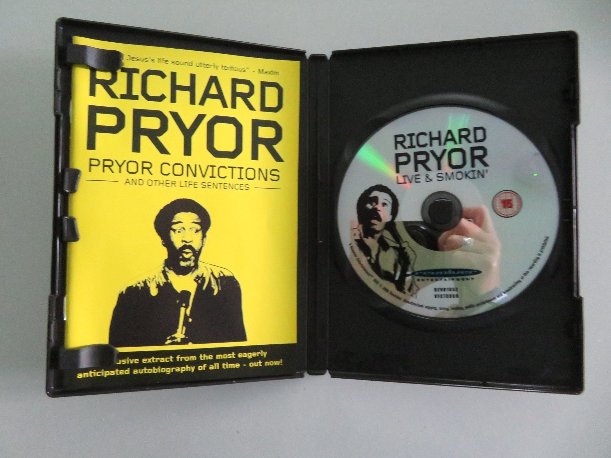 RICHARD PRYOR LIVE & SMOKIN' (DVD) RICHARD PRYOR 1971 REGION 2 Movie posters