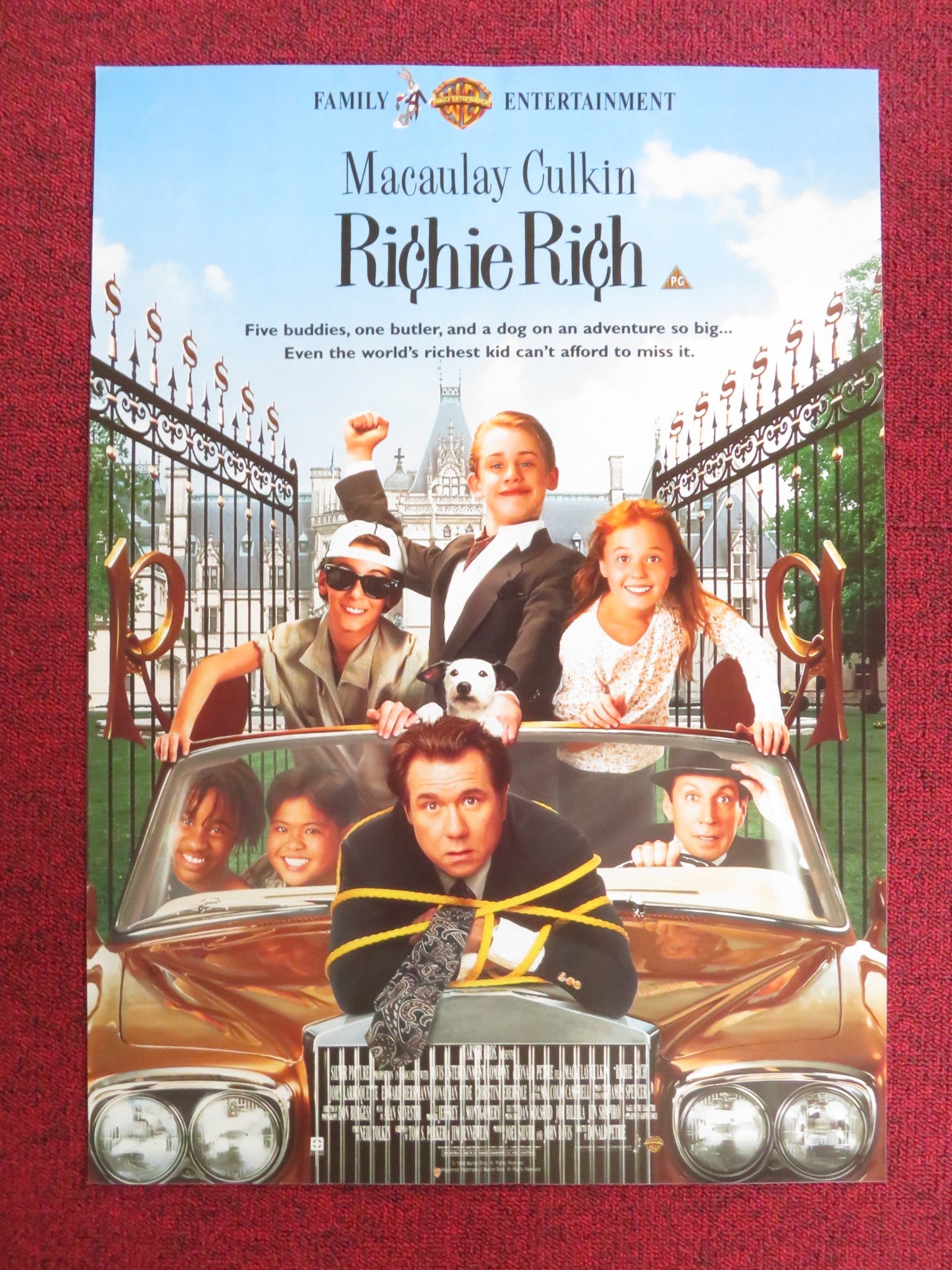 RICHIE RICH VHS VIDEO POSTER MACAULAY CULKIN JOHN LARROQUETTE 1994 Rendezvous Cinema Movie posters