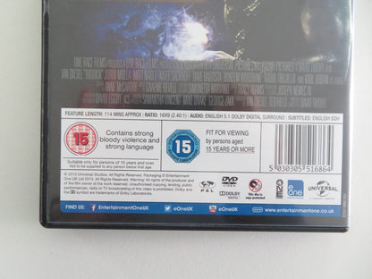 Riddick - B (DVD) Vin Diesel Dave Bautista 2013 Region 2 Movie posters