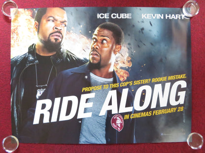 RIDE ALONG UK QUAD ROLLED POSTER ICE CUBE KEVIN HART 2014 Rendezvous Cinema Movie posters