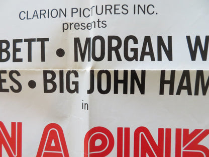 RIDE IN A PINK CAR FOLDED US ONE SHEET POSTER GLENN CORBETT MORGAN WOODWARD 1973 Rendezvous Cinema Movie posters