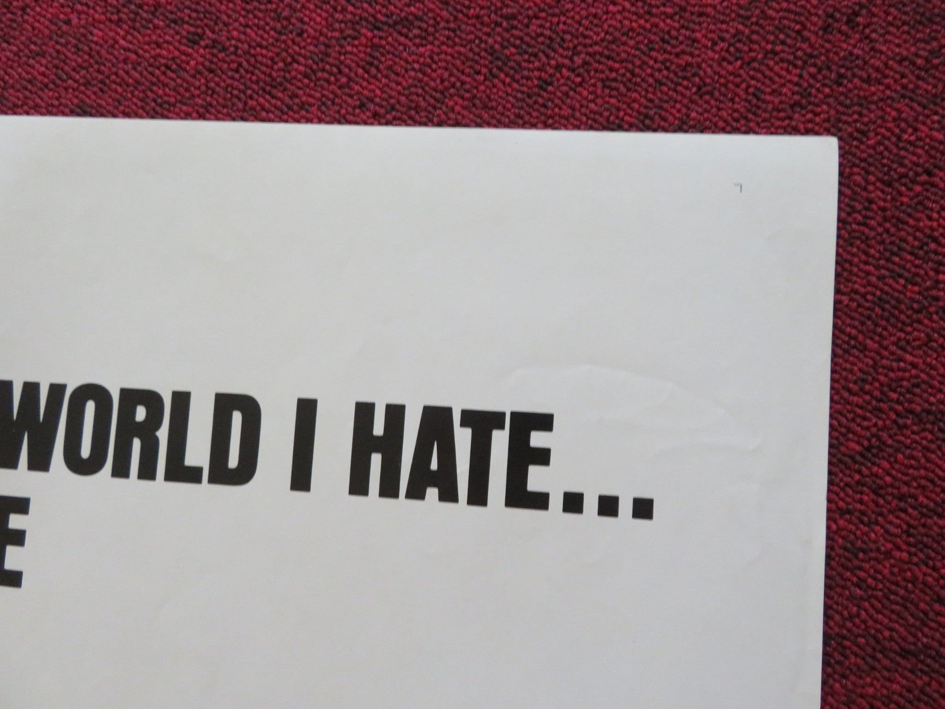 RIDE IN A PINK CAR FOLDED US ONE SHEET POSTER GLENN CORBETT MORGAN WOODWARD 1973 Rendezvous Cinema Movie posters