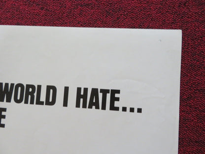 RIDE IN A PINK CAR FOLDED US ONE SHEET POSTER GLENN CORBETT MORGAN WOODWARD 1973 Rendezvous Cinema Movie posters