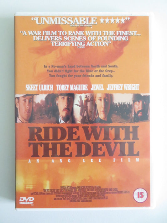 RIDE WITH THE DEVIL (DVD) TOBEY MAGUIRE JEREMY W. AUMAN 1999 REGION 2 Movie posters