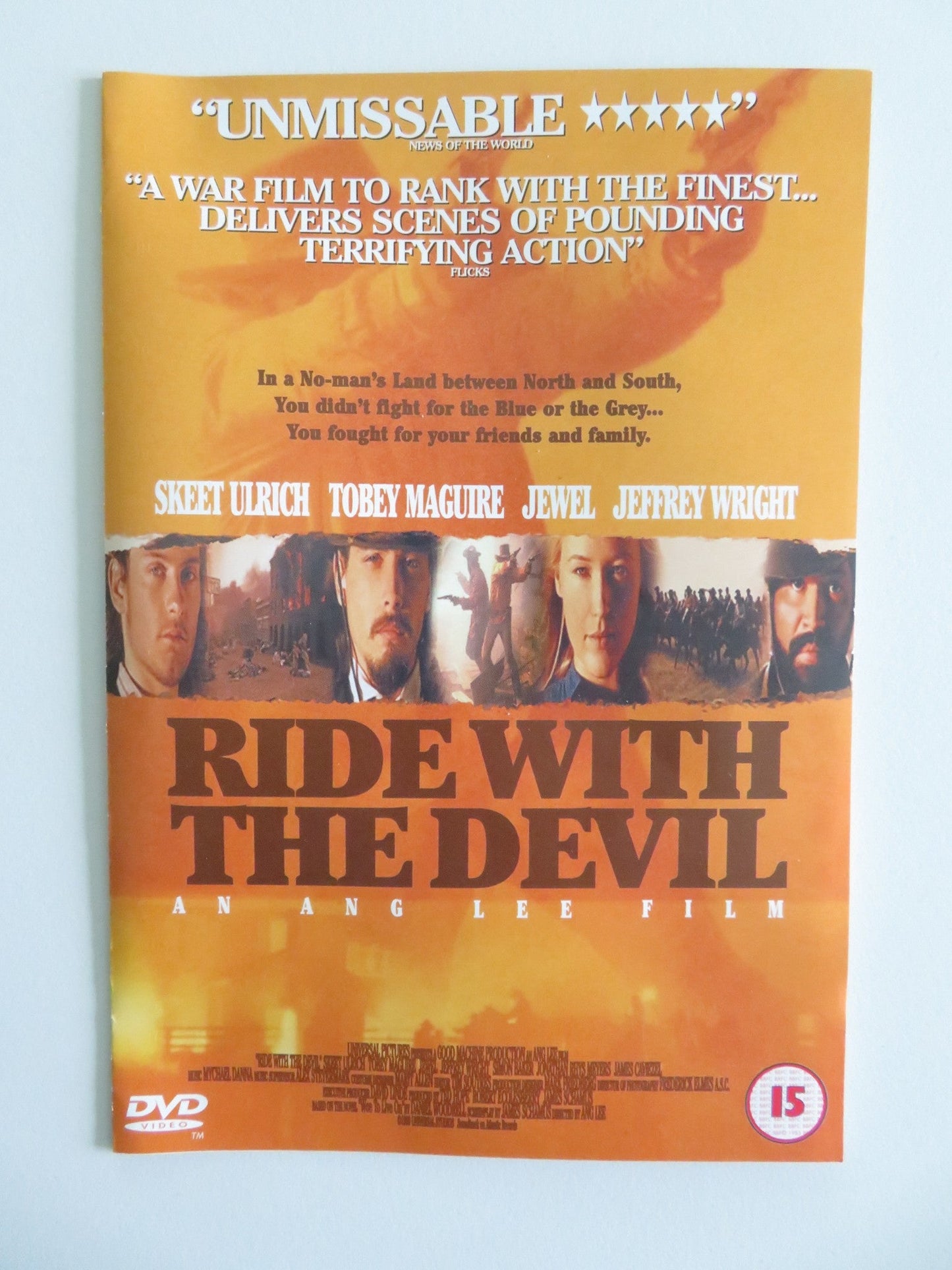 RIDE WITH THE DEVIL (DVD) TOBEY MAGUIRE JEREMY W. AUMAN 1999 REGION 2 Movie posters