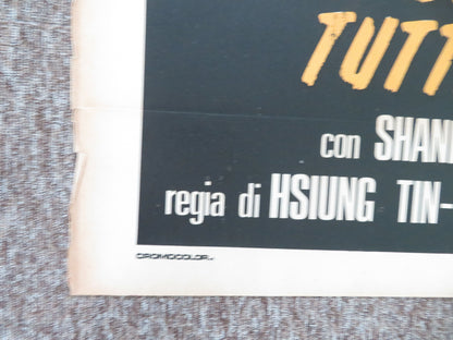 Rider of Revenge Italian 2 Foglio Poster Polly Ling-Feng Shang-Kuan 1974 Movie posters